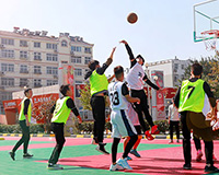 青岛新东方烹饪学校 篮球比赛